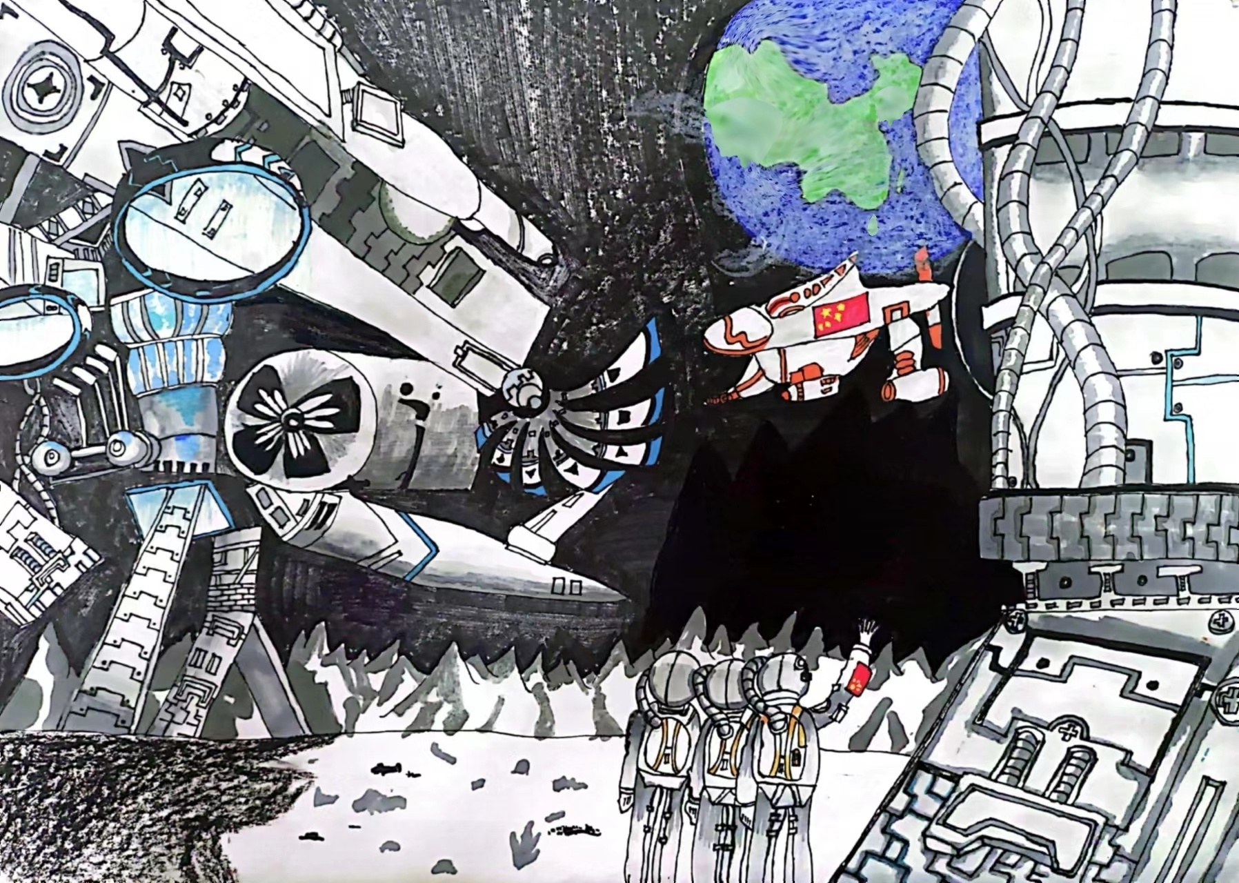 《航天梦，我的梦》,安徽铜陵师范附小,许雨晗