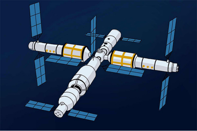 天舟二号发射成功,空间站,核心舱