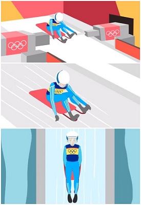 雪橇,冬奥会,运动员雪橇比赛