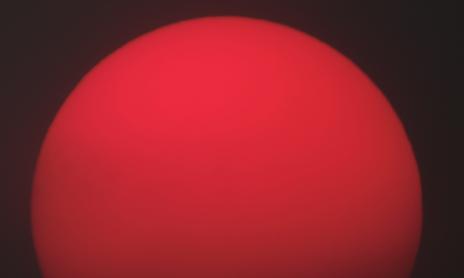 科普望远镜拍摄太阳