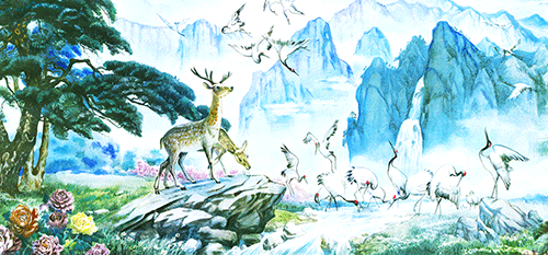 人与动物;和谐相处;荒野 人与动物;和谐相处;荒野