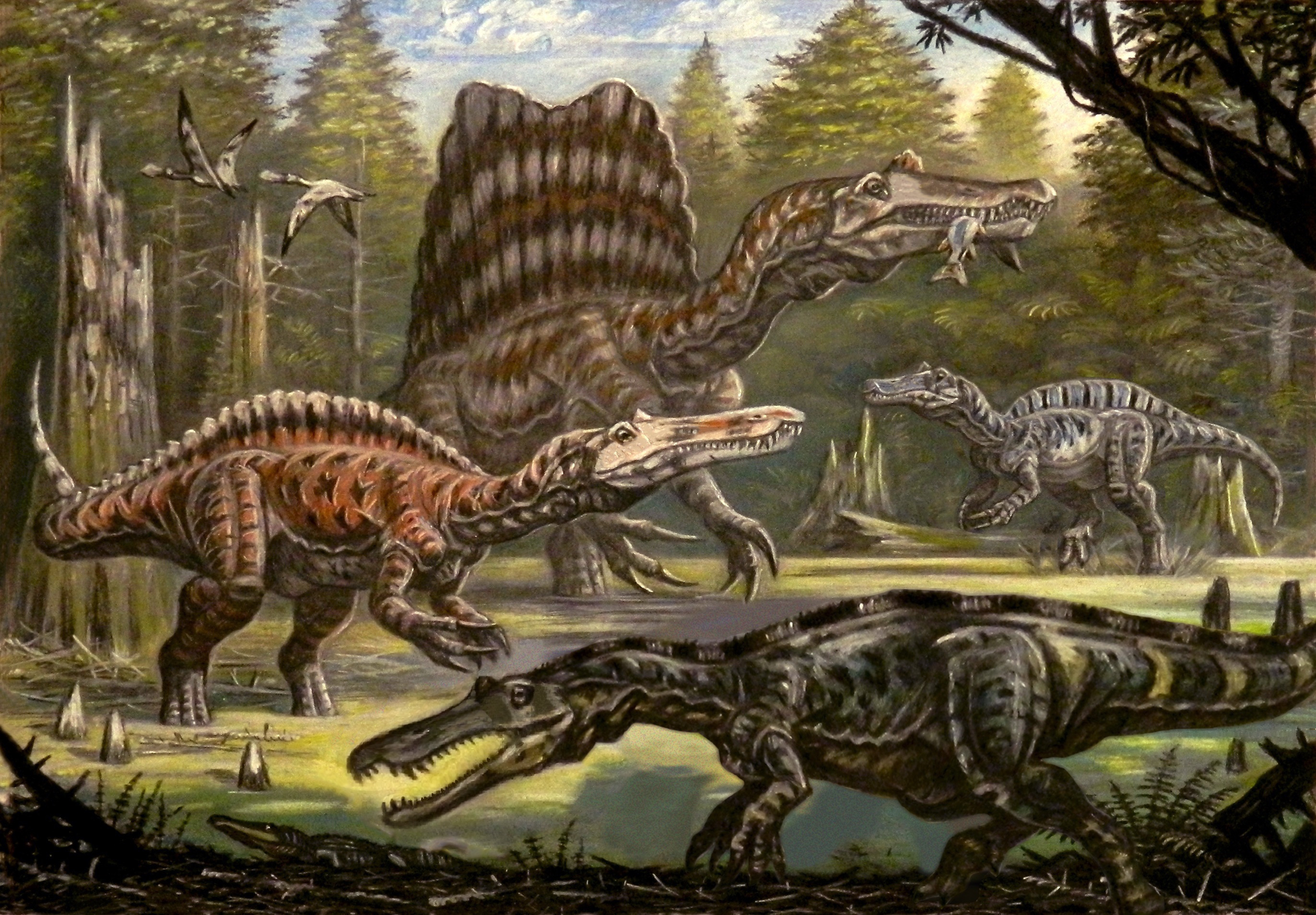 棘龙;恐龙;棘龙生活