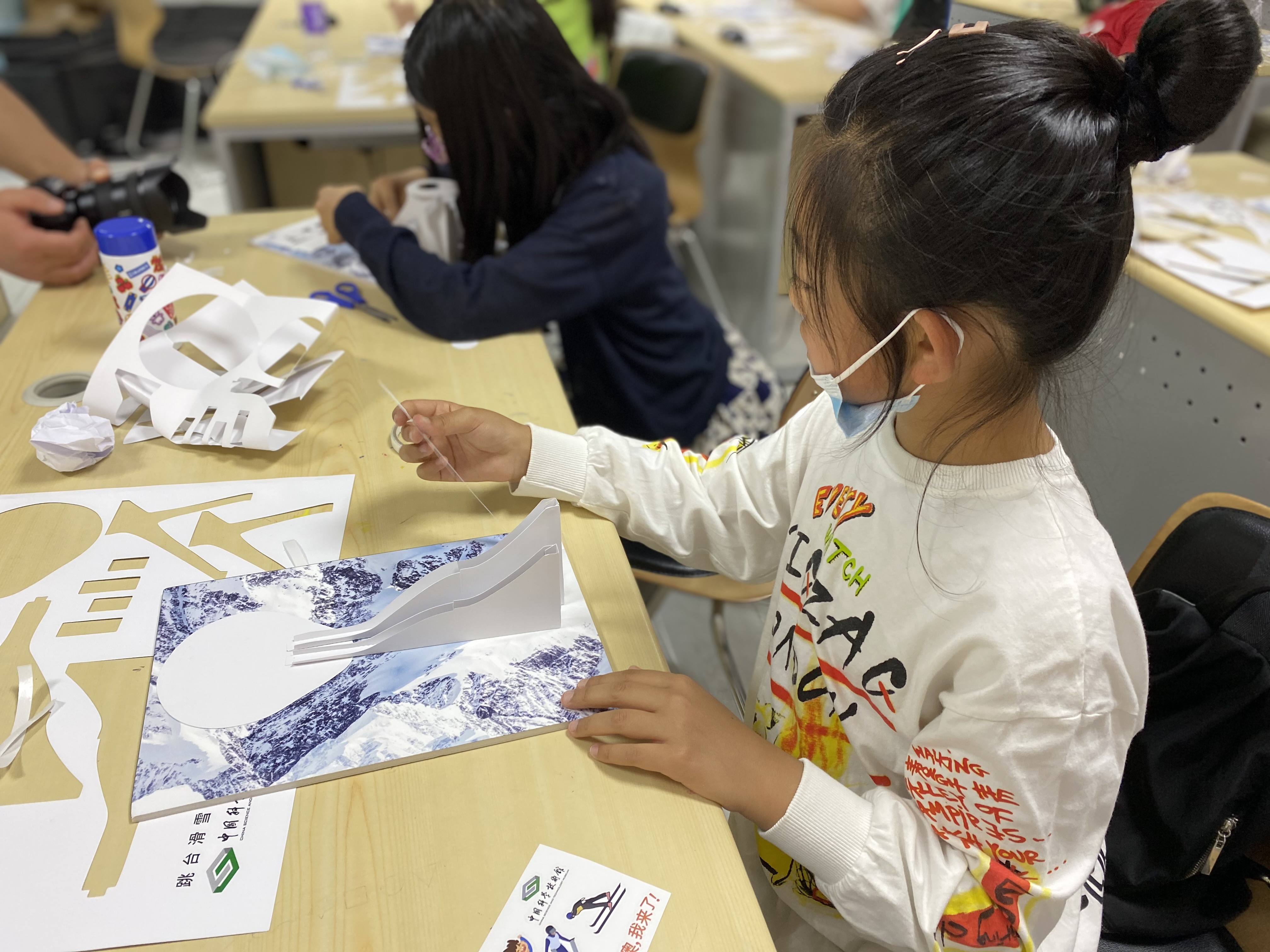 雪如意,“雪如意”的拼搭活动,国家跳台滑雪中心