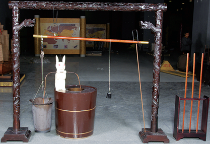 秤漏模型，图片来源于《中国古代天文丛书》